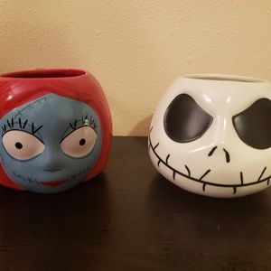 Nightmare Before Christmas Couple's Coffee Cups